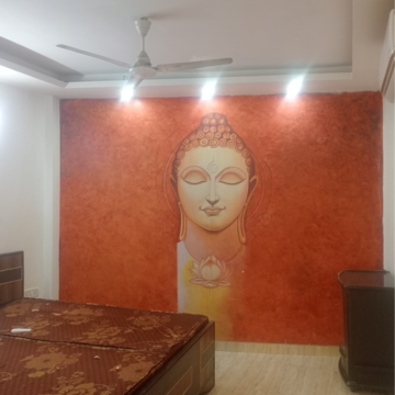 Living Room in 1 BHK Builder Floor at Saket – for Rent