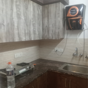 Bathroom in 1 BHK Builder Floor at Saket – for Rent