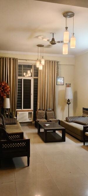 Living Room in 3 BHK Apartment at Gomti Nagar – for Rent