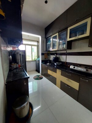 Kitchen in 3 BHK Apartment at Madhav Sankalp, Kalyan West – for Sale