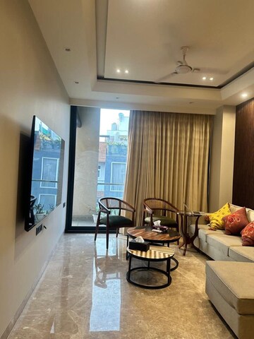 Living Room in 3 BHK Builder Floor at Dlf Cyber City, Sector 24 – for Rent