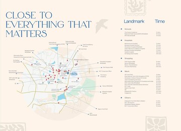 4 BHK Villa – Map Location View at NVT Oikos, Whitefield - for Sale