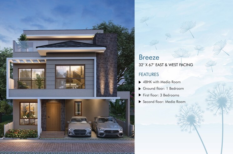 Exterior View, nvt-under-the-open-sky 4 Bedroom 3446 Sq.Ft. Villa In Budigere Cross Bangalore 9435144