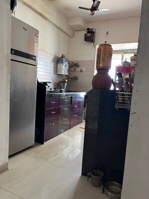 Kitchen in 1 BHK Apartment at Raunak Heights, Ghodbunder Road – for Rent