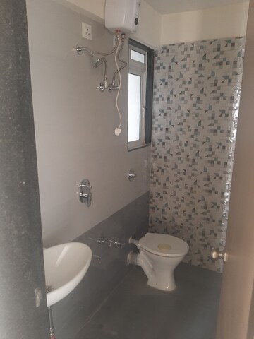 Bathroom in 1 BHK Apartment at Raunak Heights, Ghodbunder Road – for Rent