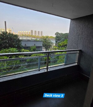 Balcony in 2.5 BHK Apartment at Wadhwa The Address Boulevard, Ghatkopar West – for Rent