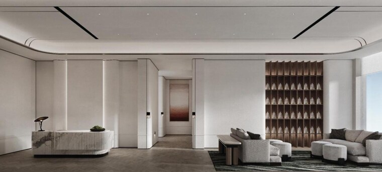 Living Room, godrej-trilogy 3 Bedroom 1733 Sq.Ft. Apartment In Worli Mumbai 9435208