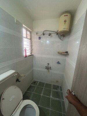 Bathroom in 2 BHK Apartment at B.U.Bhandari Everglade, Kharadi – for Rent