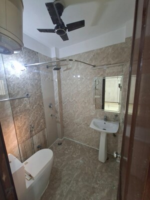 Bathroom in 3 BHK Builder Floor at Kailash Colony – for Rent