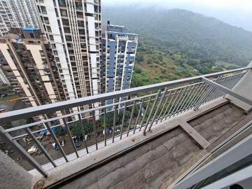 Balcony in 2 BHK Apartment at Prakruti Heights Haware City, Haware City – for Rent