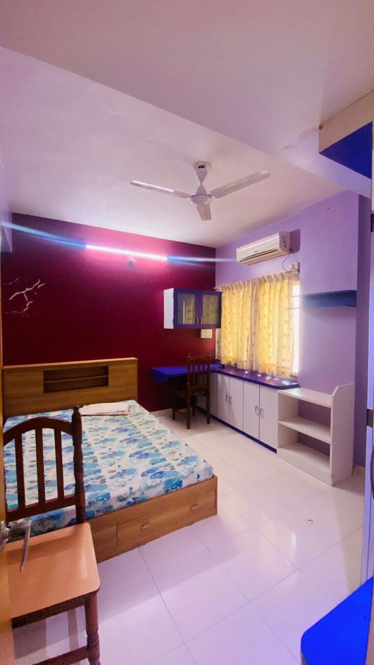 Bedroom, kumar-padmalaya 2 Bedroom 1010 Sq.Ft. Apartment In Aundh Pune 9435323