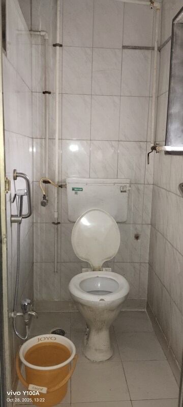 Bathroom in 1 RK Apartment at Karma Sandesh, Ghatkopar East – for Rent