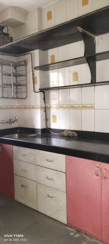 Kitchen in 1 RK Apartment at Karma Sandesh, Ghatkopar East – for Rent