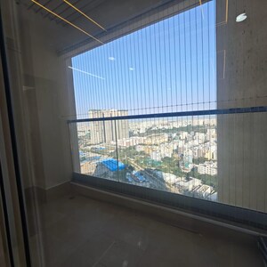 Balcony in 3 BHK Apartment at Aurobindo The Regent, Kondapur – for Rent