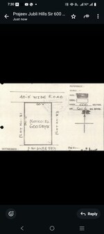 600 Sq.Yd. Plot in Kondapur