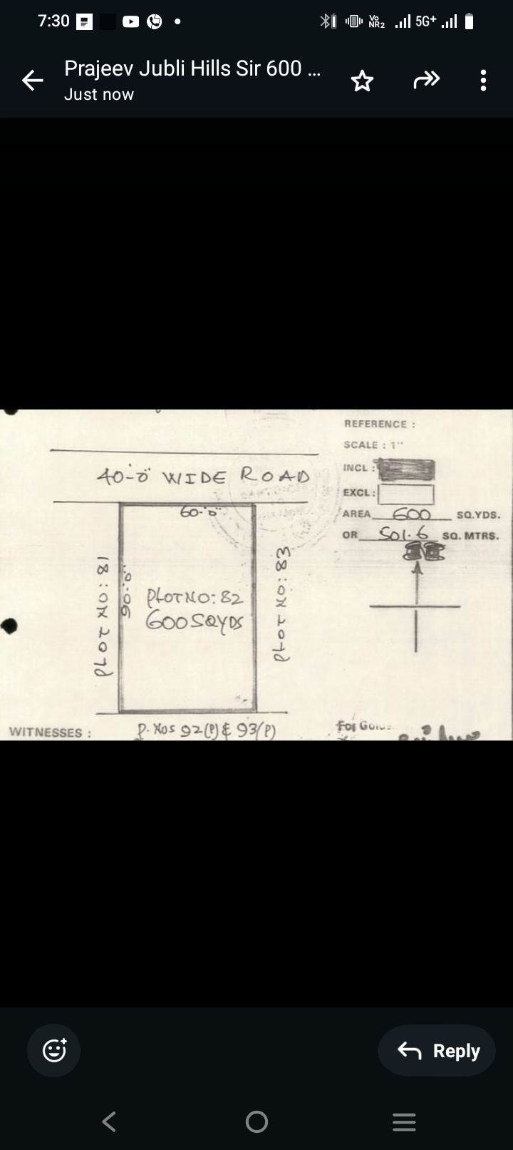 Plot For Sale in Kondapur