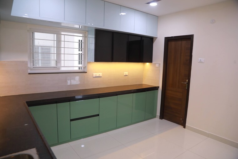 Kitchen, my-home-tarkshya 3 Bedroom 2235 Sq.Ft. Apartment In Kokapet Hyderabad 9435362