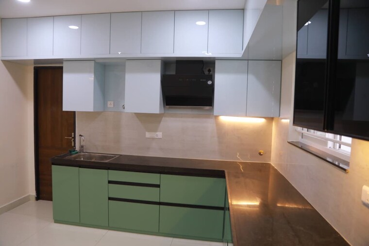 Kitchen, my-home-tarkshya 3 Bedroom 2235 Sq.Ft. Apartment In Kokapet Hyderabad 9435362