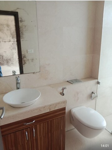 Bathroom in 3 BHK Apartment at Oberoi Realty Esquire, Goregaon East – for Rent