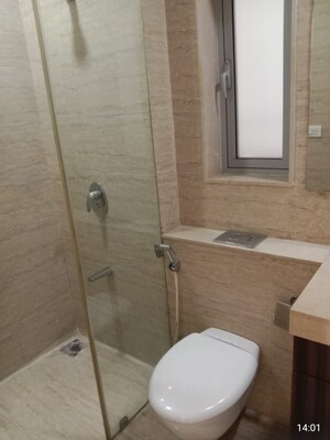 Bathroom in 3 BHK Apartment at Oberoi Realty Esquire, Goregaon East – for Rent
