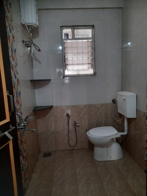 Bathroom in 1 BHK Builder Floor at Mundhwa – for Rent