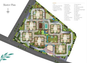Master Plan in 3 BHK Apartment at Western Springs, Puppalaguda – for Sale