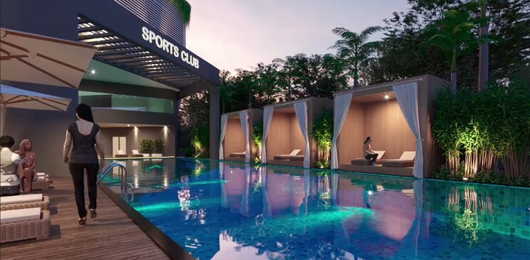 Swimming Pool, western-springs 3 Bedroom 2420 Sq.Ft. Apartment In Puppalaguda Hyderabad 9435454