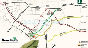 2 BHK Apartment – Map Location View at Ireo The Grand Arch, Sector 58 - for Sale