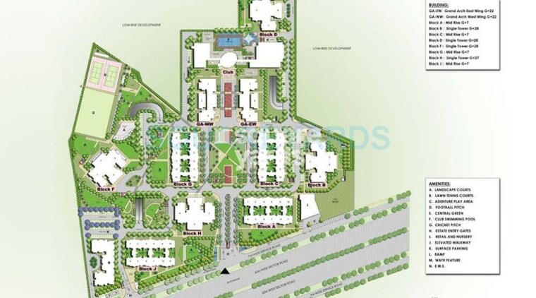 Master Plan, ireo-the-grand-arch 2 Bedroom 1591 Sq.Ft. Apartment In Sector 58 Gurgaon 9435486