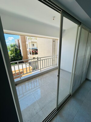 Balcony in 2 BHK Apartment at Atria Dhanashree Aanand 2, Handewadi – for Rent