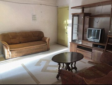 Living Room in 1 BHK Apartment at Swastik Residency 1, Ghodbunder Road – for Rent