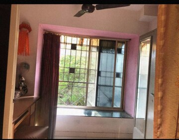 Living Room in 1 BHK Apartment at Swastik Residency 1, Ghodbunder Road – for Rent