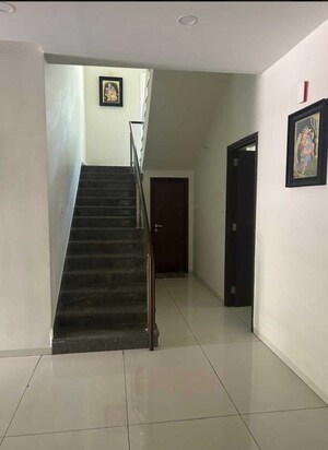 Staircase in 4 BHK Villa at Rajapushpa Green Dale, Tellapur – for Rent
