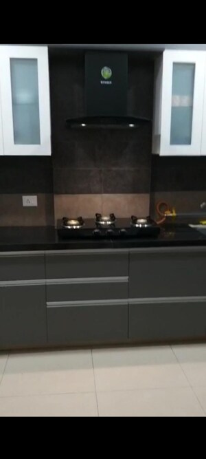 Kitchen in 3 BHK Penthouse at HN Safal Orchid Harmony, Shela – for Rent