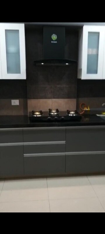 Kitchen in 3 BHK Penthouse at HN Safal Orchid Harmony, Shela – for Rent
