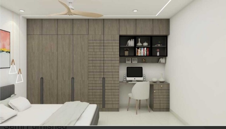 Master Bedroom, rajapushpa-provincia 3 Bedroom 1715 Sq.Ft. Apartment In Narsingi Hyderabad 9435841