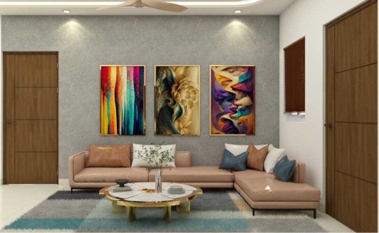 Living Room, rajapushpa-provincia 3 Bedroom 1715 Sq.Ft. Apartment In Narsingi Hyderabad 9435841