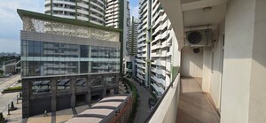 Balcony in 4 BHK Apartment at Parx Laureate, Sector 108 – for Rent