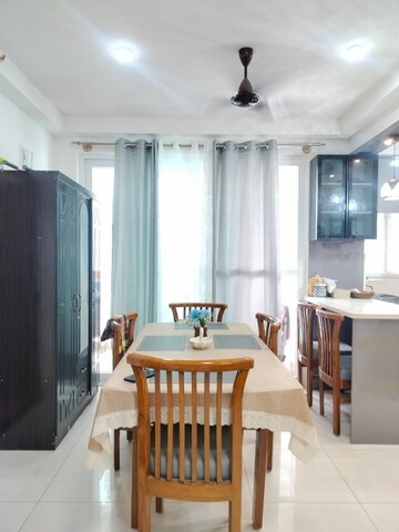 Dining area in 2 BHK Apartment at Prestige Lakeside Habitat, Varthur – for Rent
