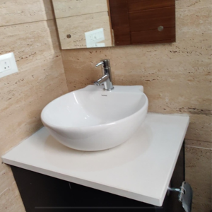 Bathroom in 3 BHK Builder Floor at Kohli One Malibu Town, Malibu Town – for Rent