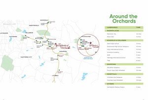 4 BHK Villa – Map Location View at NVT Symphony of Orchards, Sarjapur Road - for Sale