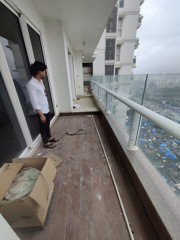 Balcony in 2 BHK Apartment at Omkar Alta Monte, Malad East – for Rent