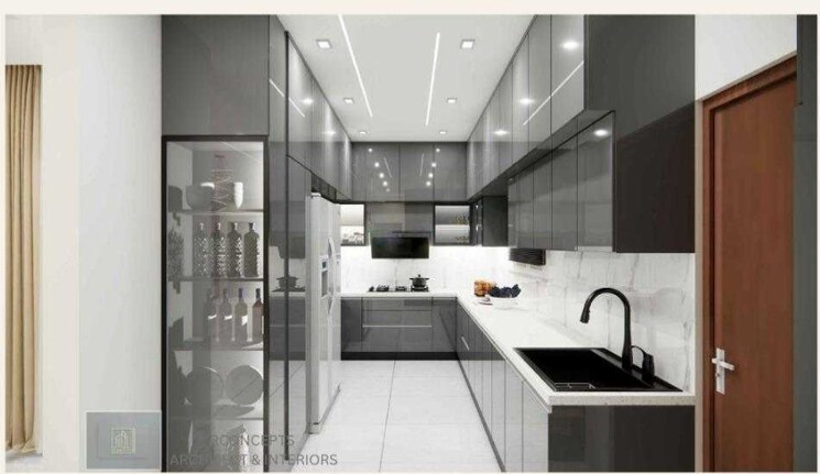 Kitchen, prestige-beverly-hills 3 Bedroom 2124 Sq.Ft. Apartment In Kokapet Hyderabad 9436040