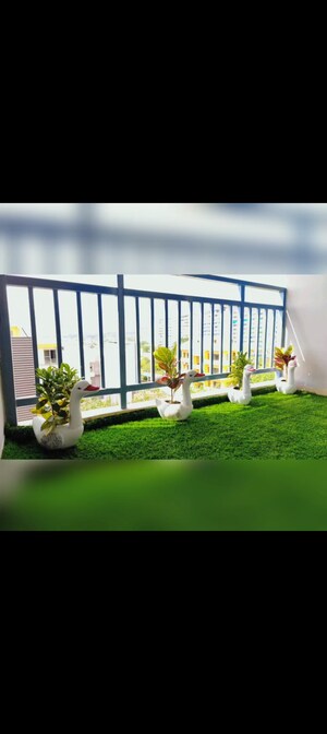 Balcony in 1 BHK Apartment at Pacific Golf Estate, Kulhan – for Rent