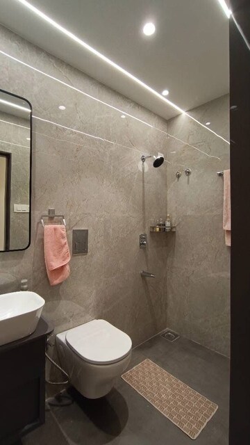 Bathroom in 4 BHK Apartment at Nalanda Nagar – for Sale