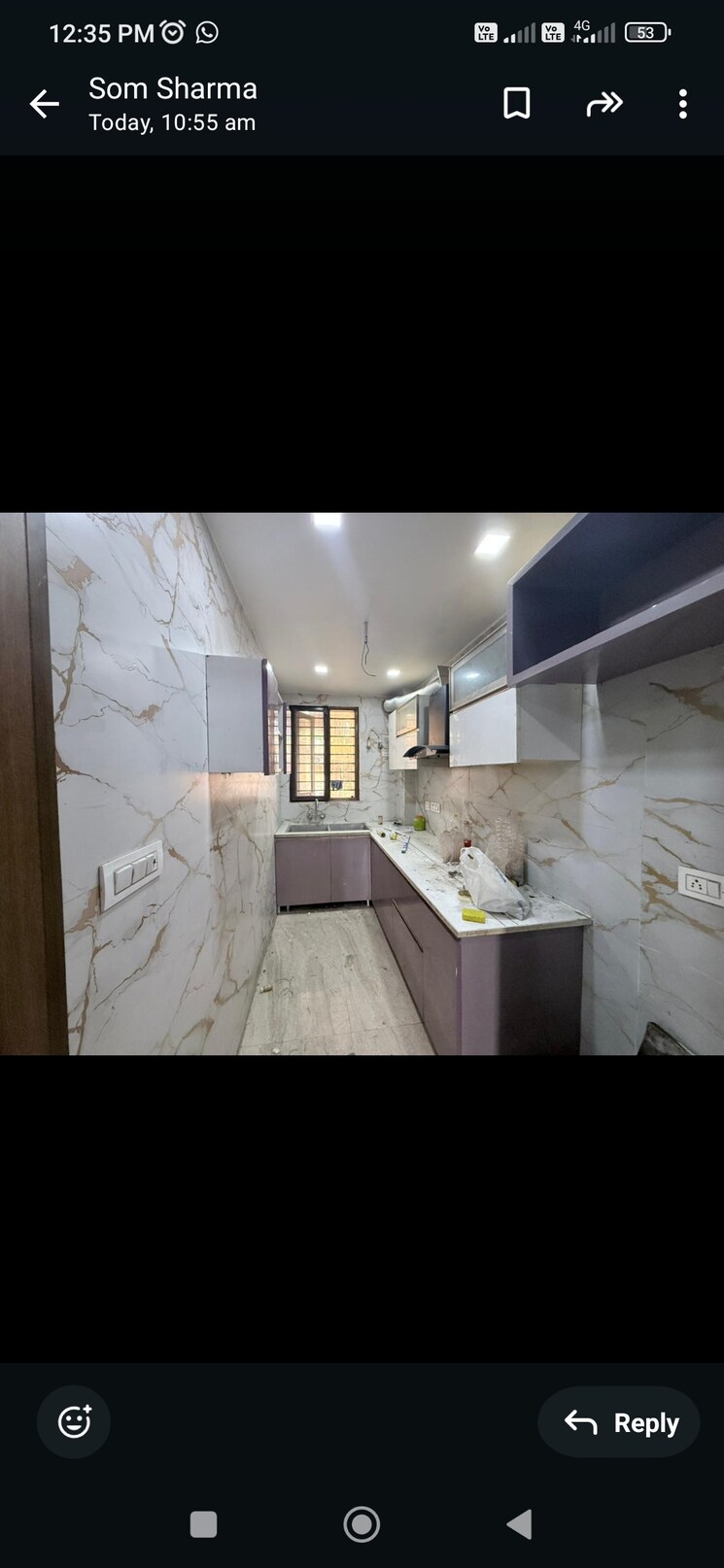 Kitchen, amolik-residency 2 Bedroom 145 Sq.Yd. Builder Floor In Sector 86 Faridabad 9436264