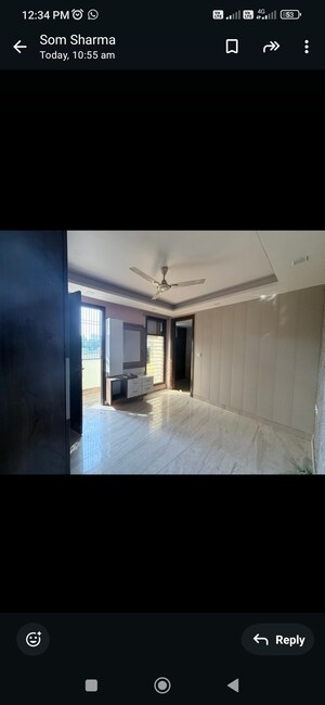 Bedroom in 2 BHK Builder Floor at Amolik Residency, Sector 86 – for Rent