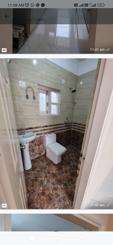 Bathroom in 2 BHK Builder Floor at Amolik Residency, Sector 86 – for Rent