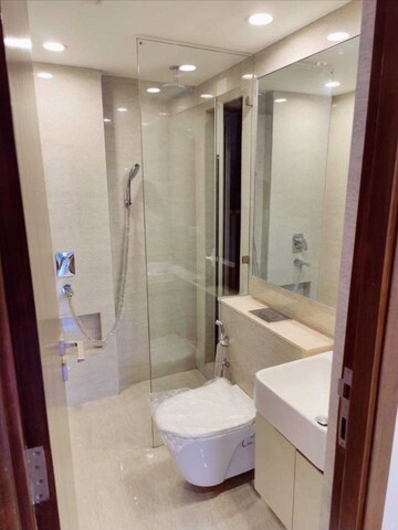 Bathroom in 2 BHK Apartment at Hiranandani Castle Rock, Powai – for Rent