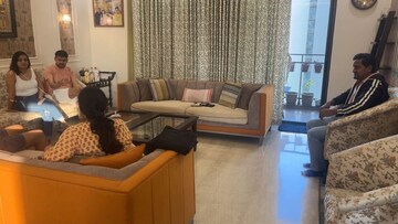 Living Room in 3 BHK Apartment at Brigade Gardenia, Jp Nagar – for Rent